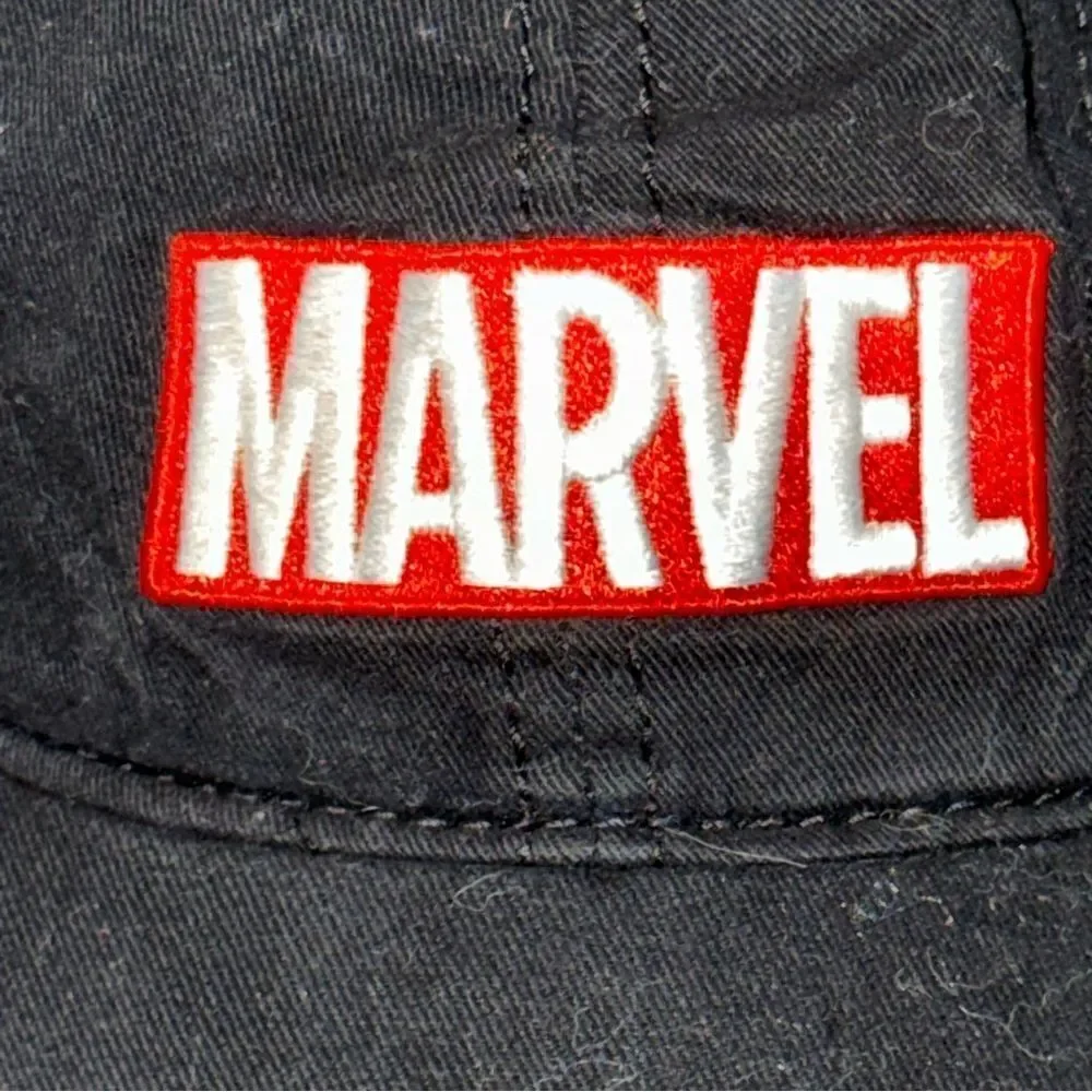 Kid's Marvel Black Baseball Hat